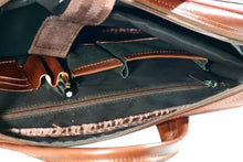 Load image into Gallery viewer, K-Cliffs Deluxe Leather Briefcase Business Portfolio Travel Case