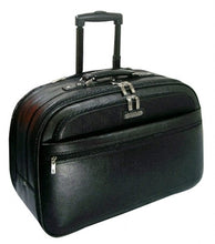 Load image into Gallery viewer, Large Leather Luggage Business Suitcase Rolling Travel Laptop Briefcase Wheeled Executive Case Mobile Office