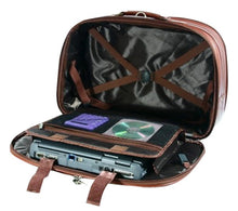Load image into Gallery viewer, Large Leather Luggage Business Suitcase Rolling Travel Laptop Briefcase Wheeled Executive Case Mobile Office