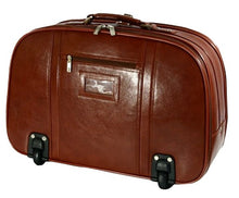 Load image into Gallery viewer, Large Leather Luggage Business Suitcase Rolling Travel Laptop Briefcase Wheeled Executive Case Mobile Office