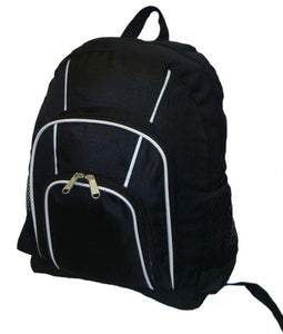 K-Cliffs 16 Inch Rip-stop Multi Pocket Unisex School Backpack w/Side Mesh Pockets