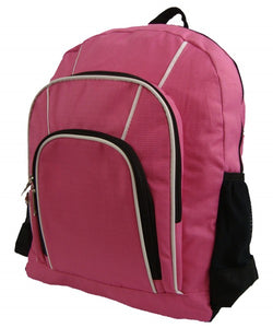 K-Cliffs 16 Inch Rip-stop Multi Pocket Unisex School Backpack w/Side Mesh Pockets